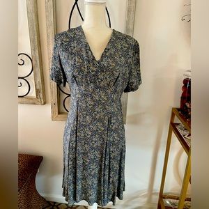 Vintage Laura Ashley Floral Dress Size 10